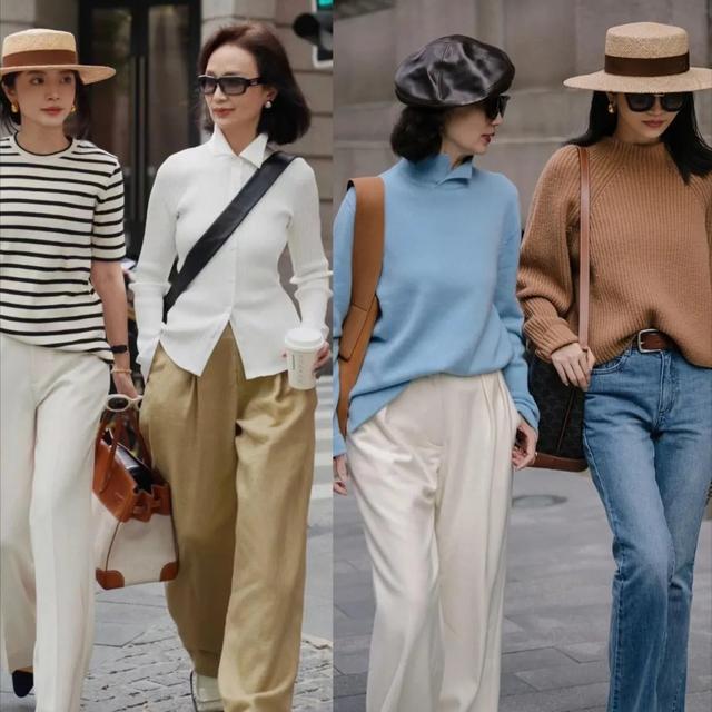 衣搭配阔腿裤和牛仔裤就能搭配高级感开元棋牌网站秋冬季就该这么打扮：毛(图3)